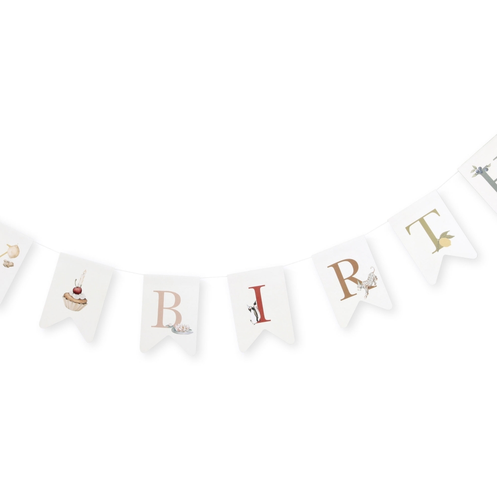 BIRTHDAY GARLAND MULTI - 4
