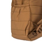 JUNO QUILTED BACKPACK MIDI TOBACCO BROWN - 4