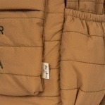 JUNO QUILTED BACKPACK MIDI TOBACCO BROWN - 6