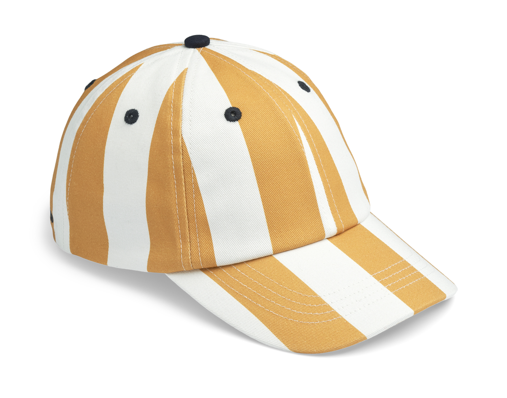 Danny cap Stripe yellow mellow creme de la creme