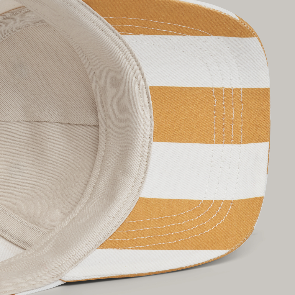 Danny cap Stripe yellow mellow creme de la creme - 3