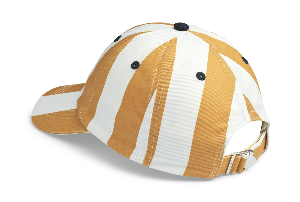 Danny cap Stripe yellow mellow creme de la creme - 2