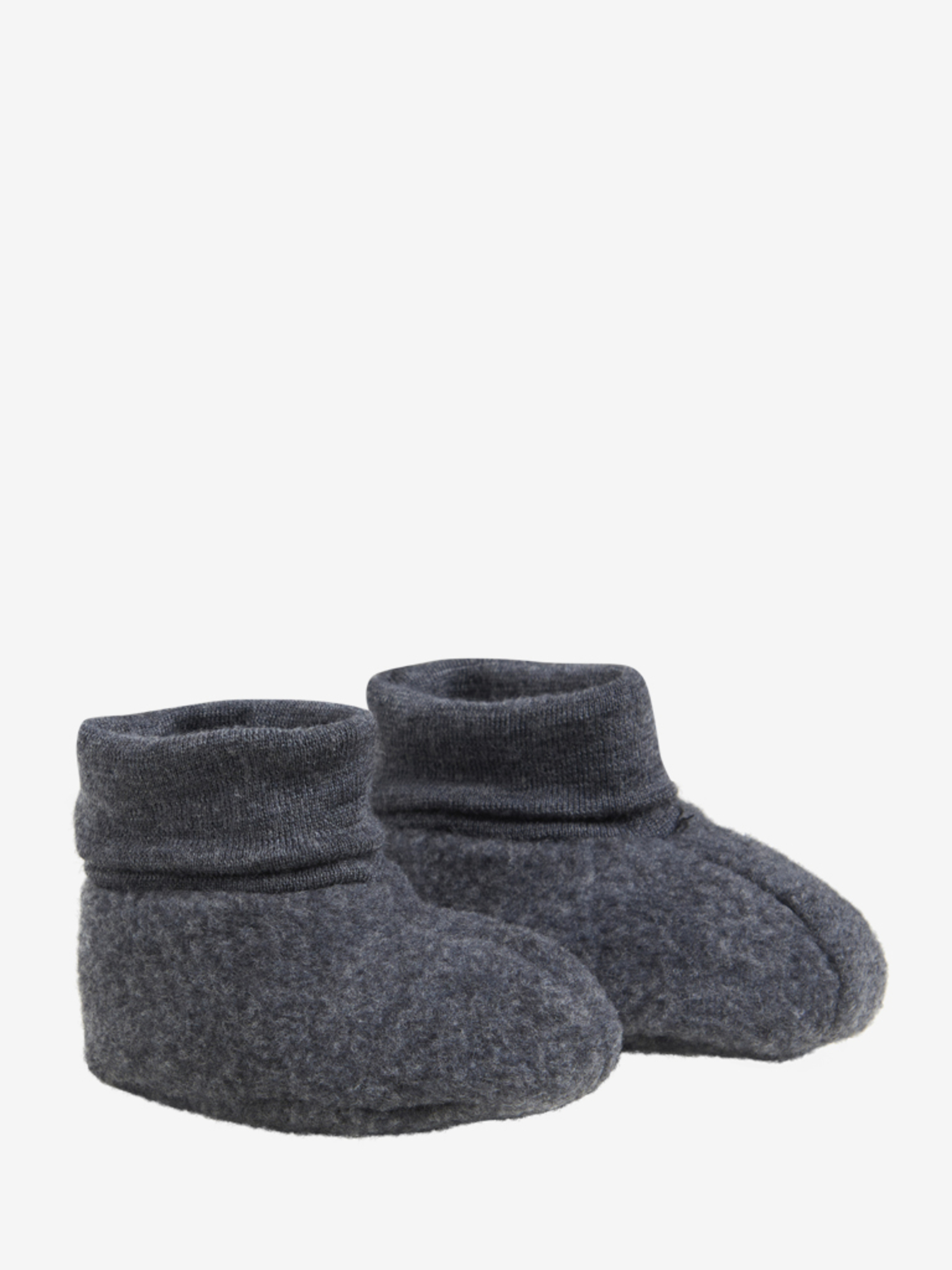 Footies Single Layer Dark Grey Melange Wool