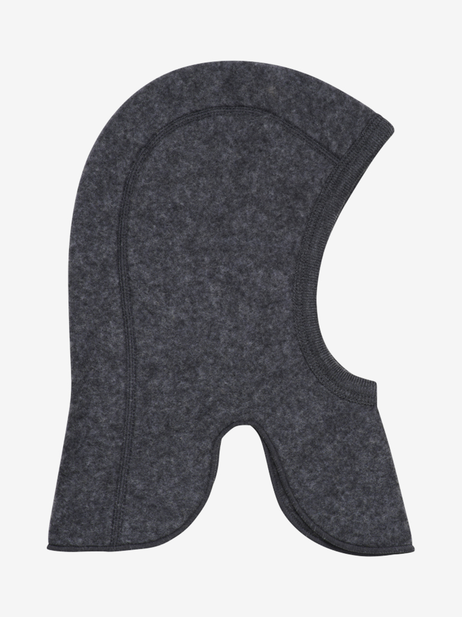 Balaclava Single Layer Dark Grey Melange Wool
