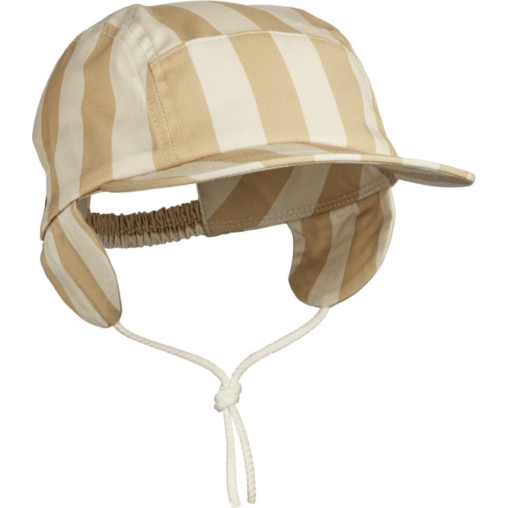 Opal baby cap Stripe Safari-sandy