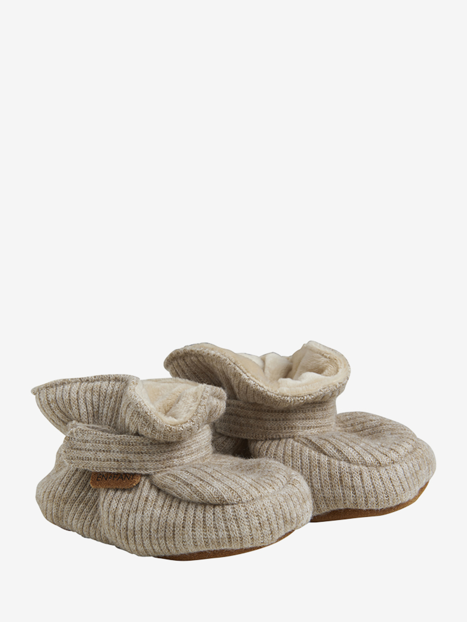 En Fant Baby Slippers Humus melange