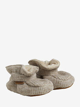 En Fant Baby Slippers Humus melange