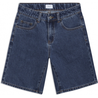 Street Loose Shorts Dark Blue