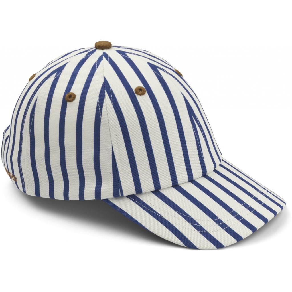 Danny cap Stripe Surf blue/Creme de la creme