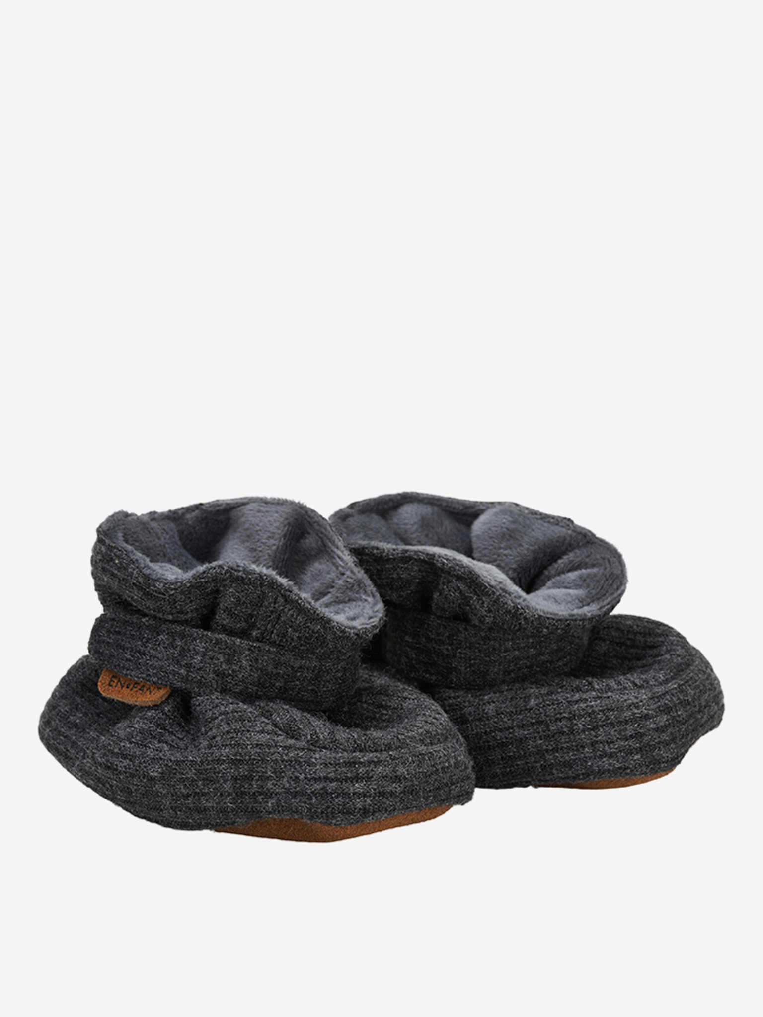 En Fant Baby Slippers Dark grey melange - 2