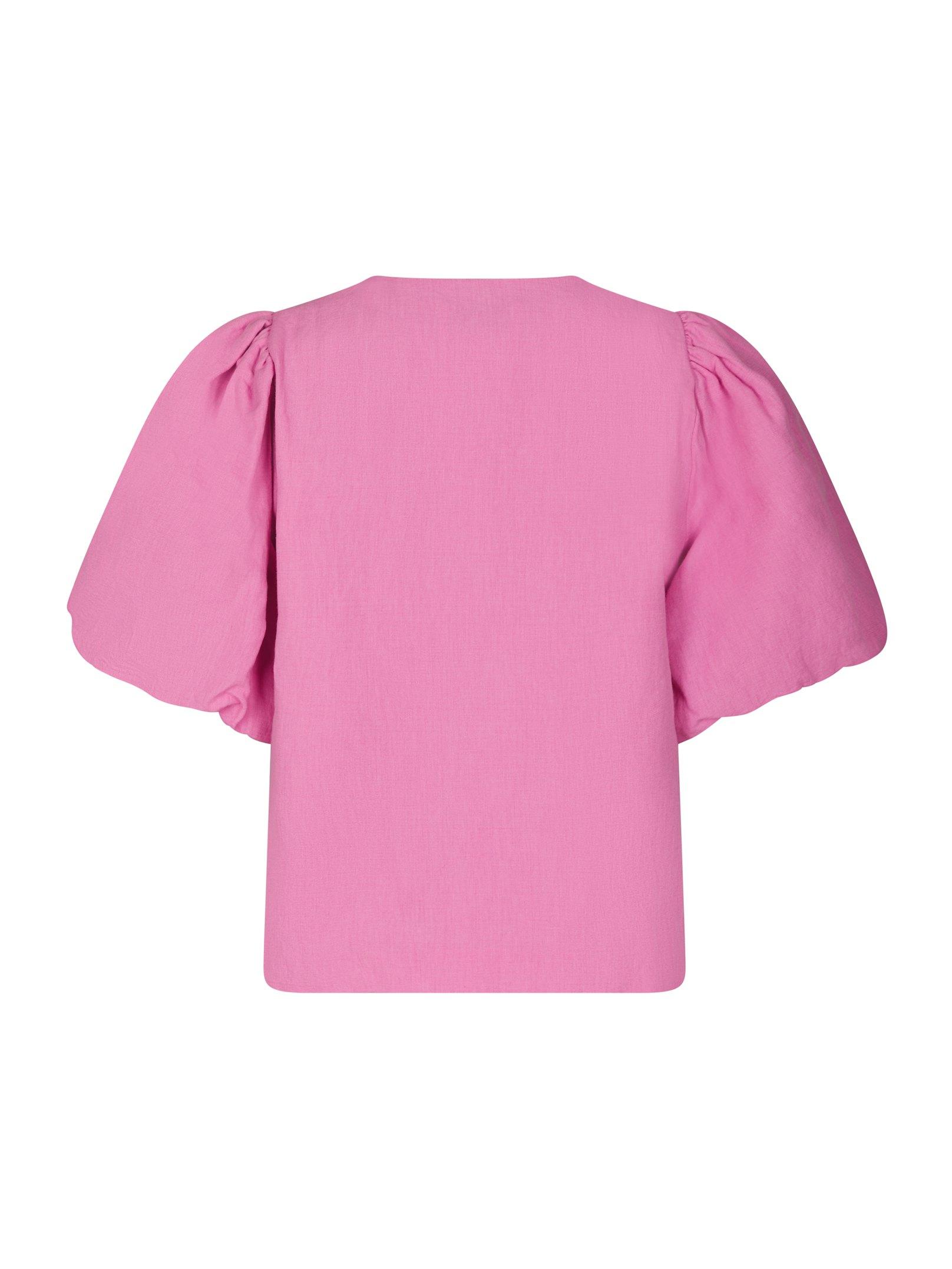 Moisa Linen Blouse Pink - 2