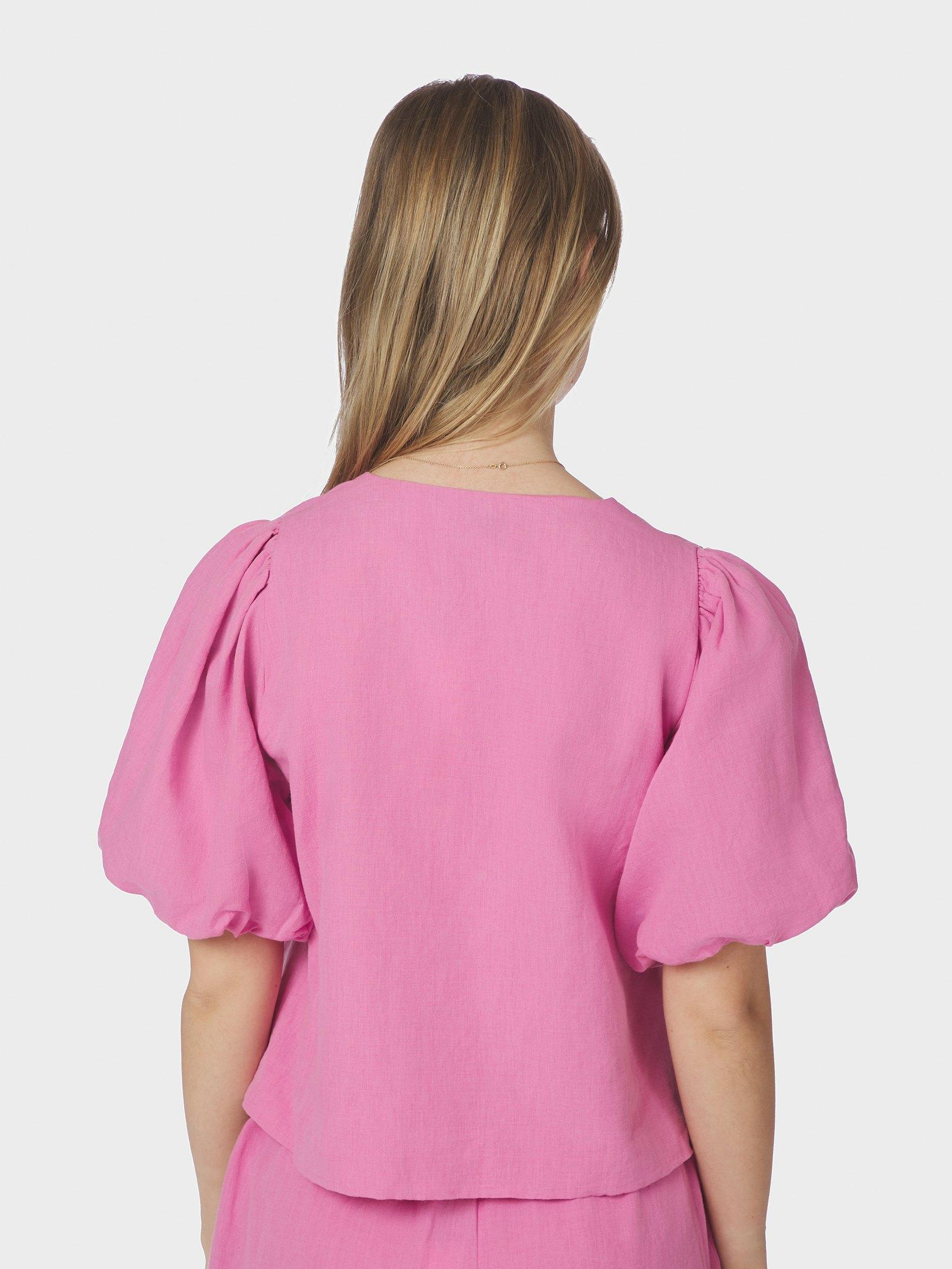 Moisa Linen Blouse Pink - 4