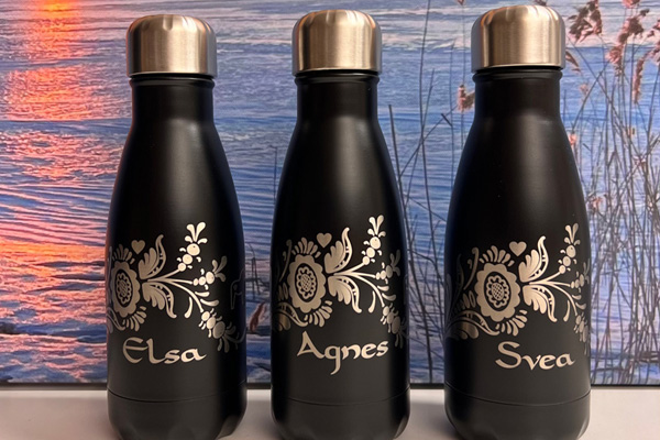 Mini Vattenflaska - Kurbits - Text  