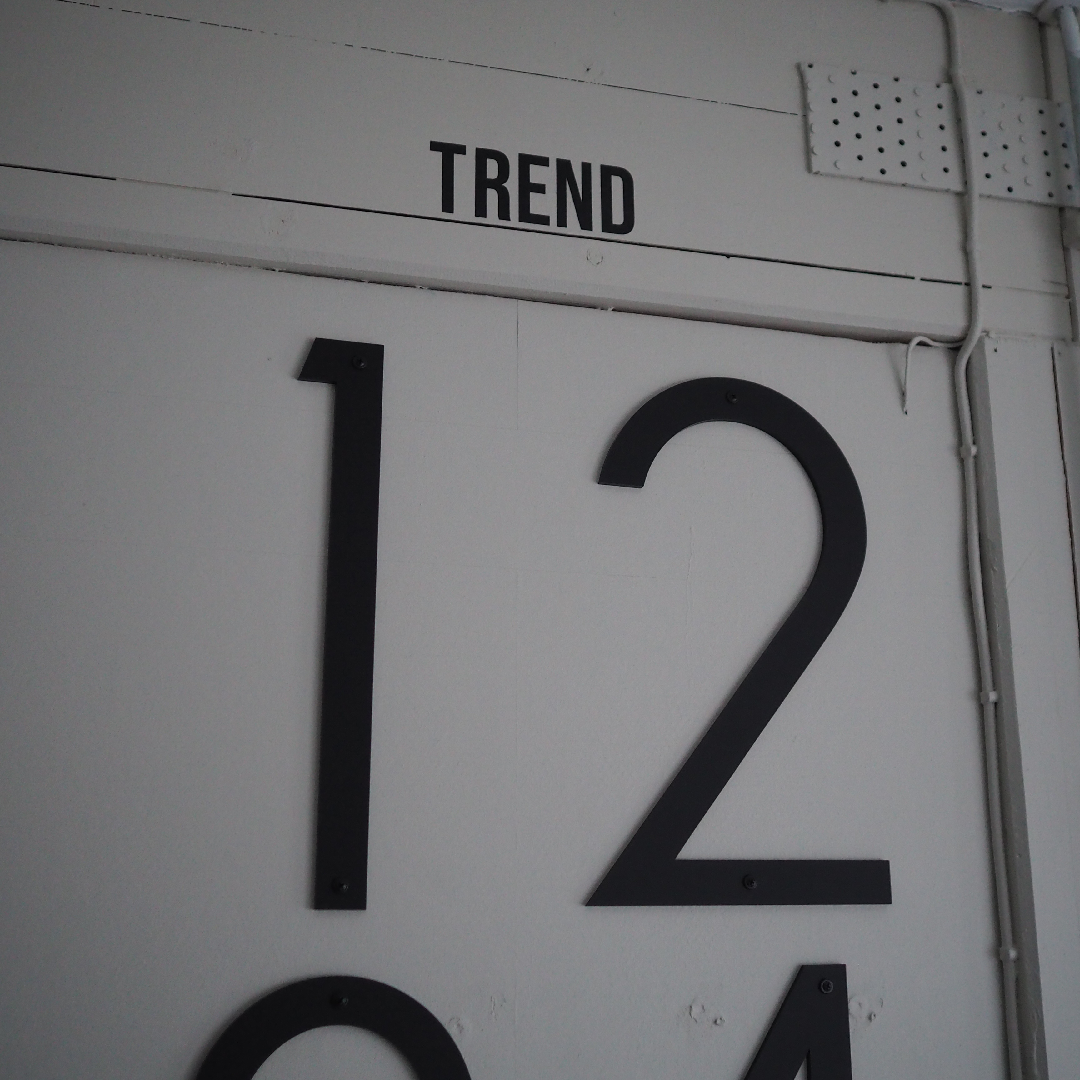 Fasadsiffra TREND Synlig fastsättning - 4