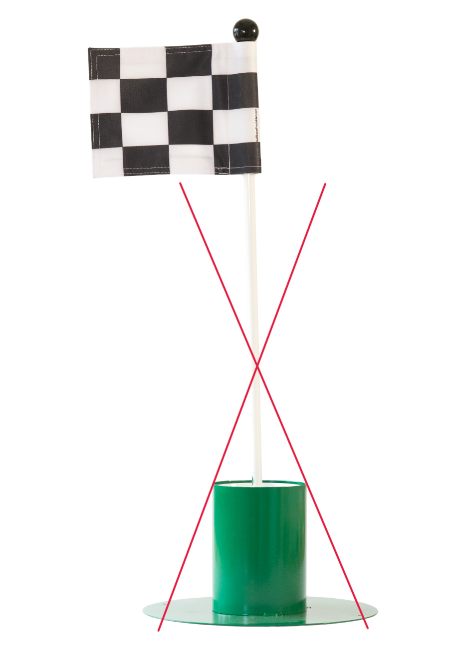 Putting Green - Flagga & Flaggstång - 3