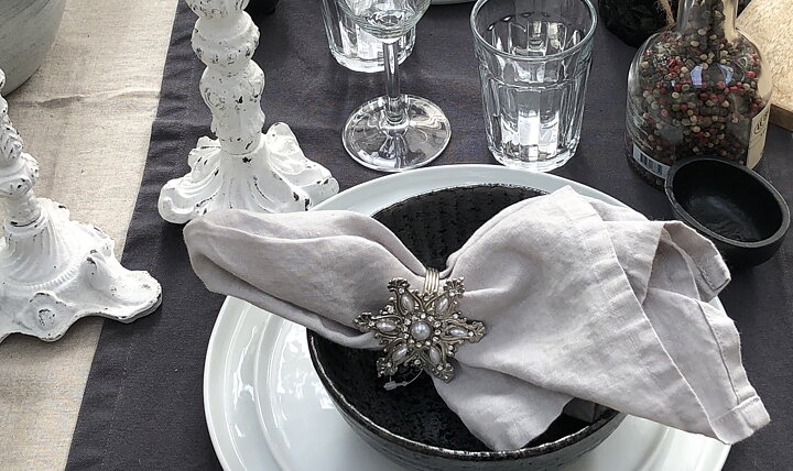 Table Napkin -Cool Gray