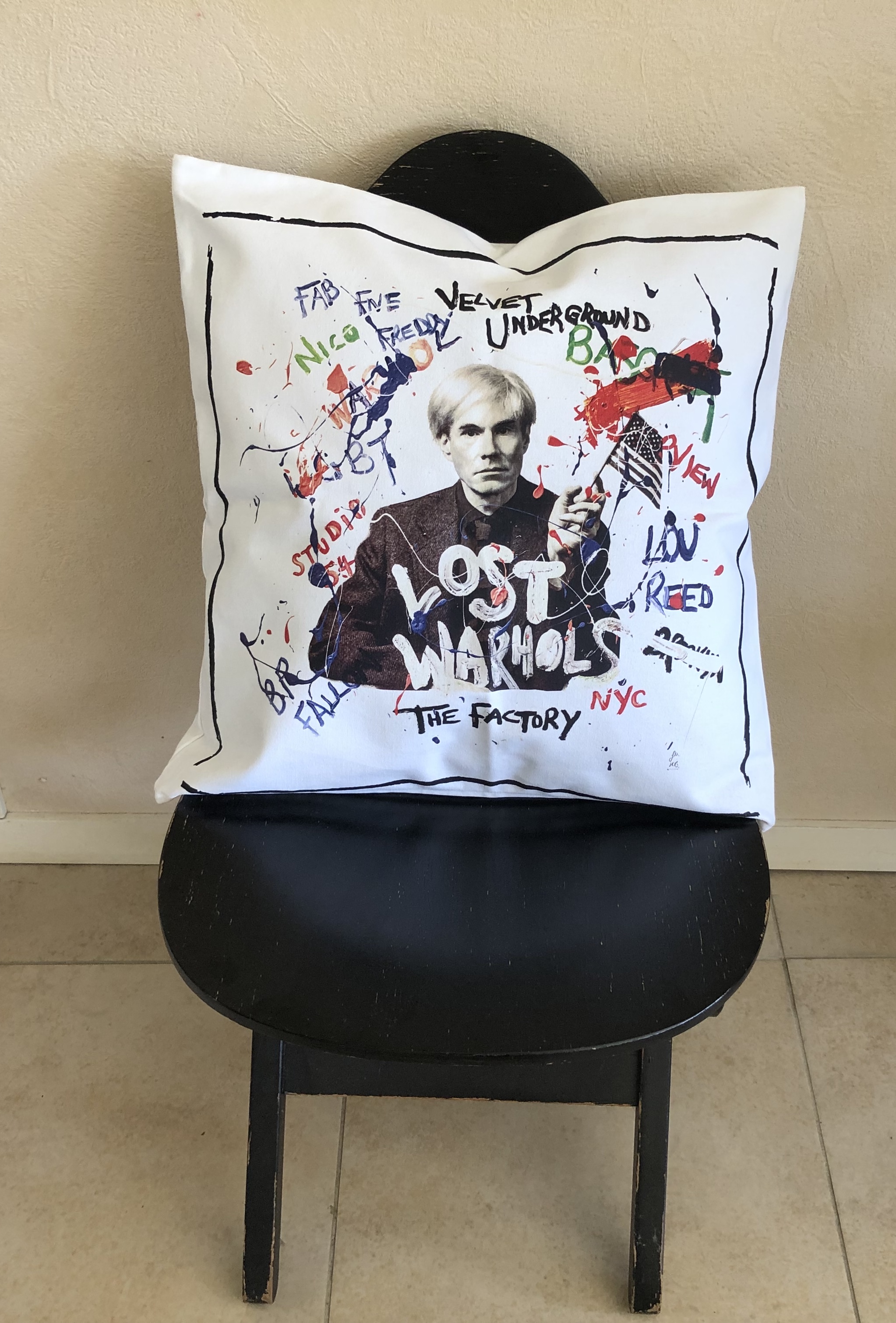 Lost Warhols Kuddfodral 50 x50