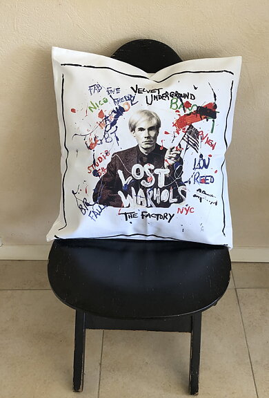 Lost Warhols Kuddfodral 50 x50