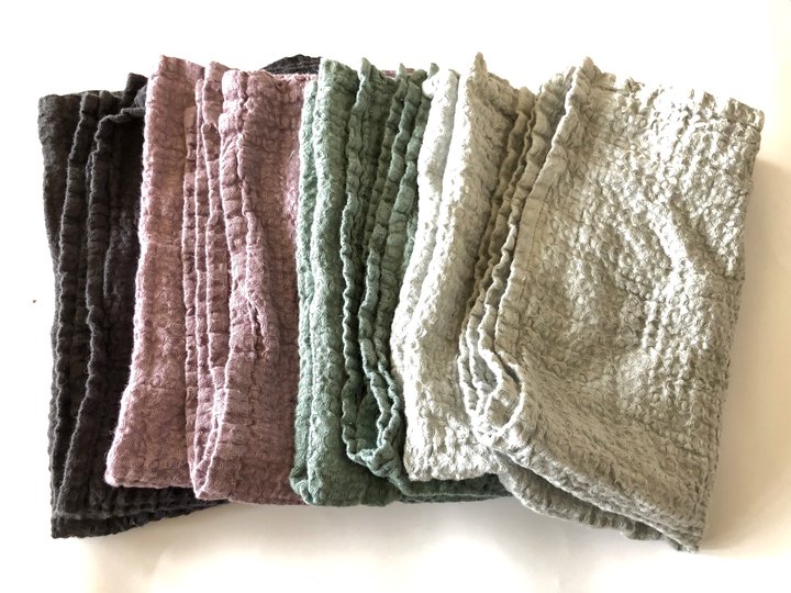 Waffled Kitchen Towel- Gray