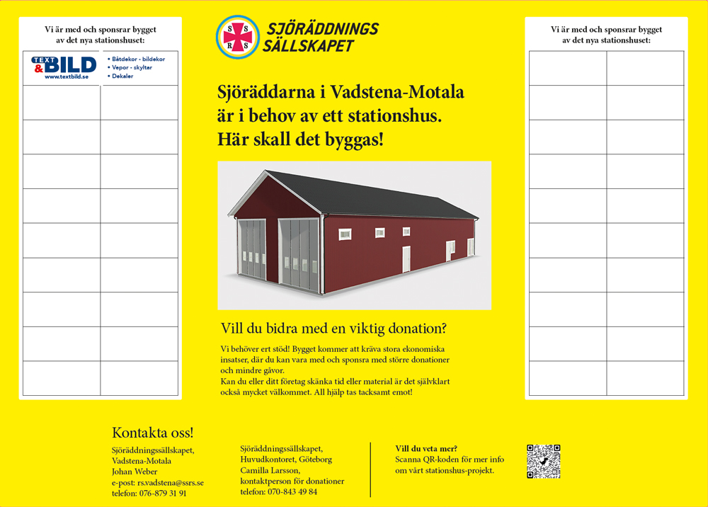 Skylt utomhus - 3