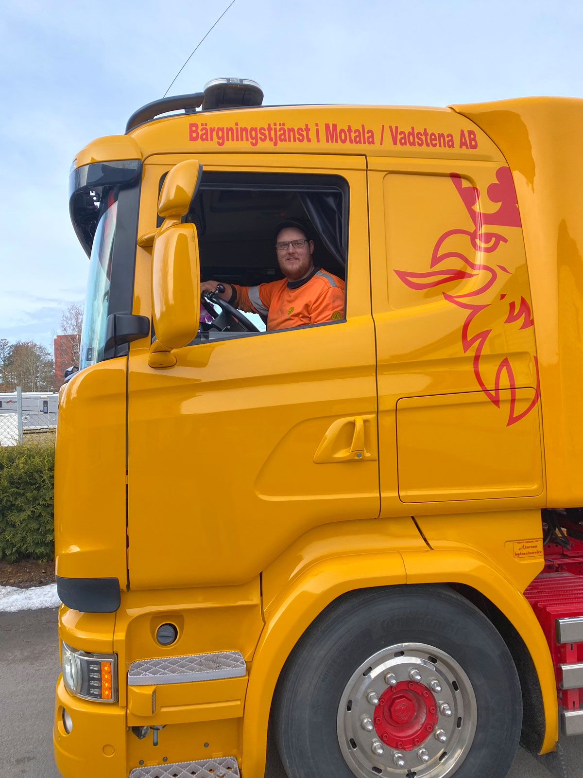 Dekor lastbil exempel Bärgningstjänst - 5