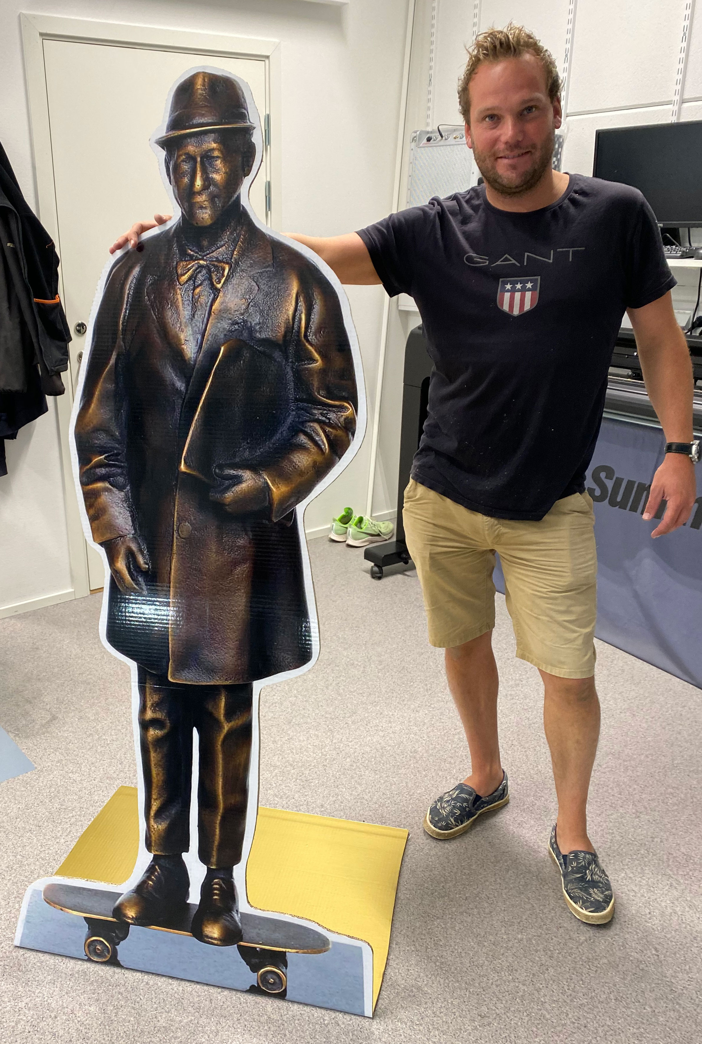 Utskuren person - figur