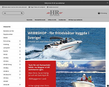 Uppdatering webbshop