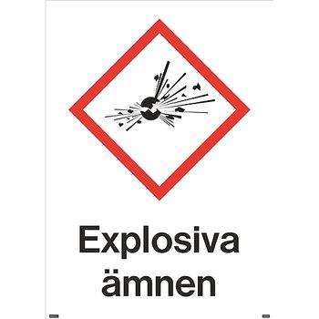 Explosiva ämnen 210x297mm Efterlysande