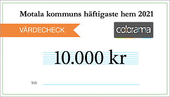Check - stor värdecheck 