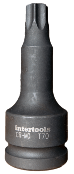 Krafthylsbits  3/4" T80