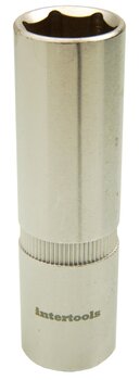 Hylsa 3/8" sexk lång 18mm