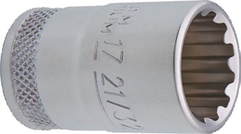 Hylsa 1/2" 19mm 3/8" E24