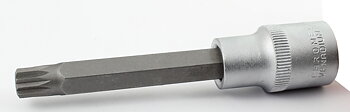 Hylsbits 1/2" splines M6 100mm