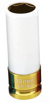 Krafthylsa teflonskydd 1/2" 19mm