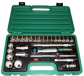 Hylsnyckelsats 1/2" Multilock
