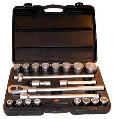 Hylsnyckelsats 3/4" 21 delar