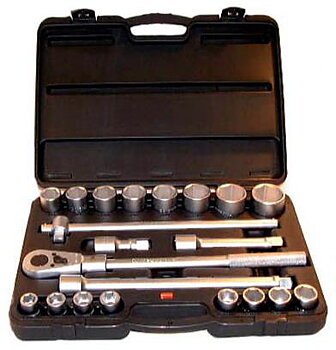 Hylsnyckelsats 3/4" 21 delar