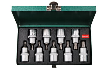 Hylssats torx 1/2" 9 delar