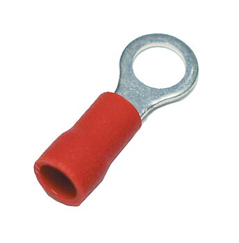 Isolerad ringkabelsko röd 5,3mm