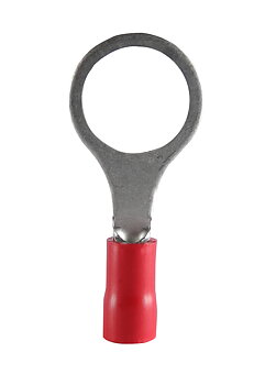 Isolerad ringkabelsko röd M8