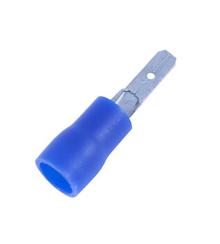 Isolerad flatstift blå 2,8 x 0,8mm