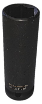 Krafthylsa 1/2" Lång tummått 11/16"