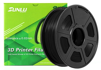 Sunlu - PLA (1.75mm, 1 Kg) - Svart