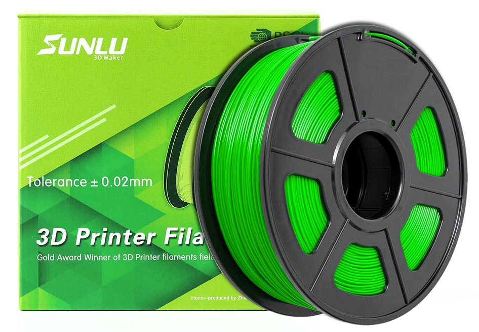 Sunlu - PLA (1.75mm, 1 Kg) - Grön