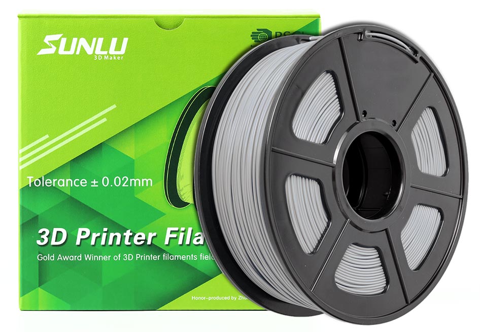 Sunlu - PLA (1.75mm, 1 Kg) - Silver
