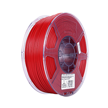 eSun ABS+ Filament (1.75mm, 1Kg) - Mörkröd/Brandbilsröd
