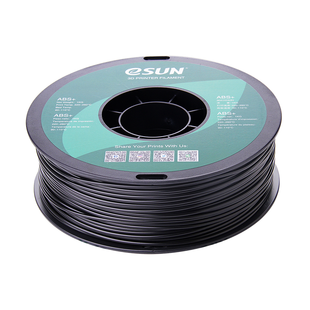 eSun ABS+ Filament (2.85mm, 1Kg) - Svart - 2
