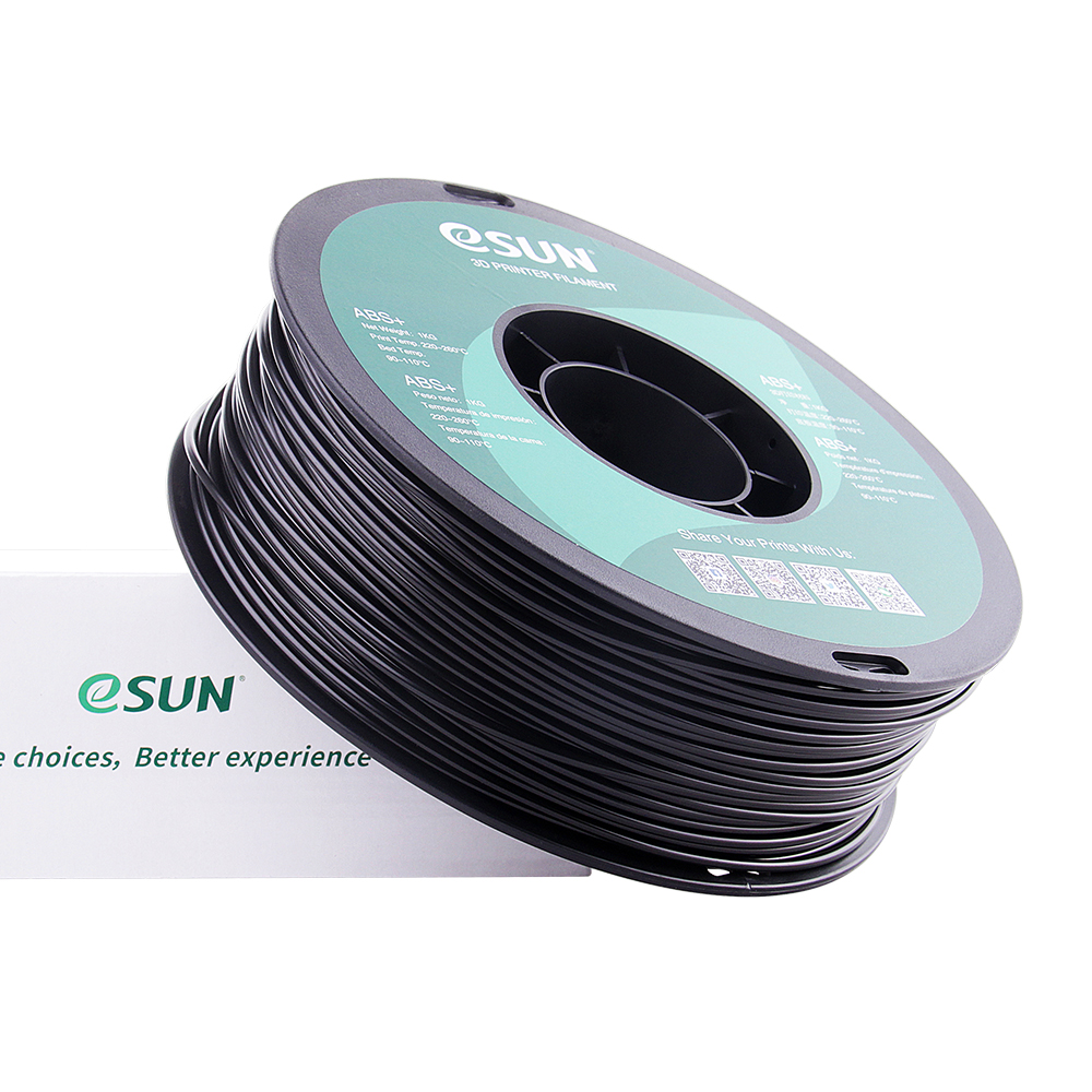 eSun ABS+ Filament (2.85mm, 1Kg) - Svart - 3