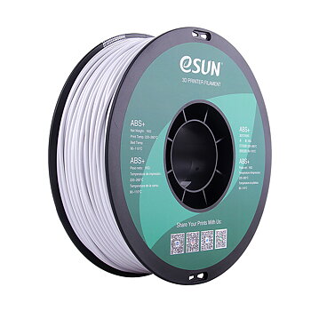 eSun ABS+ Filament (2.85mm, 1Kg) - Kallvit