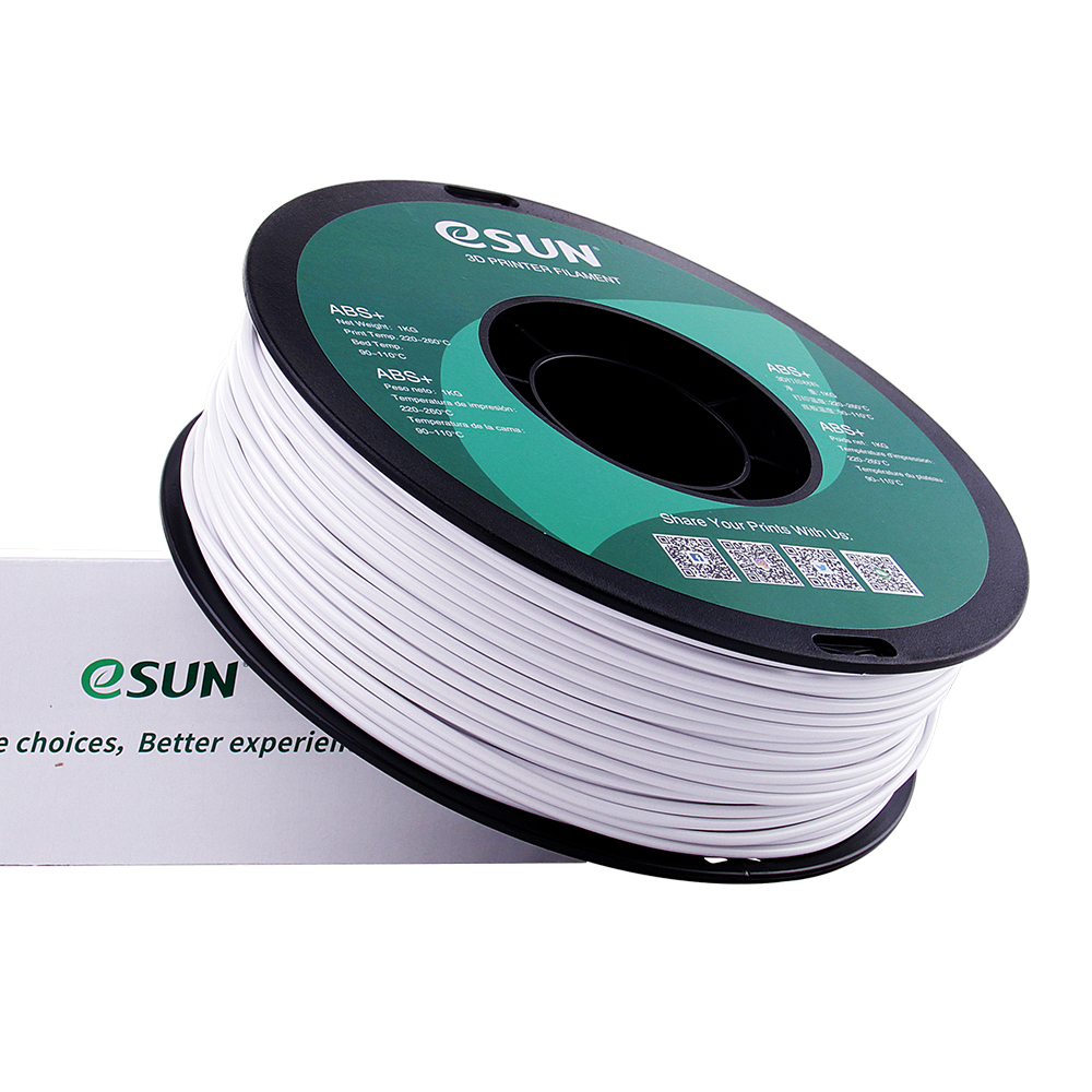 eSun ABS+ Filament (2.85mm, 1Kg) - Kallvit - 3
